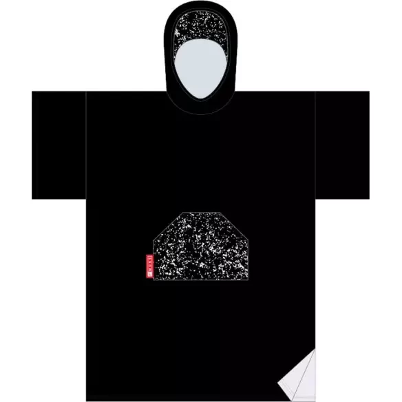 Poncho toalla Madness Black Speckle