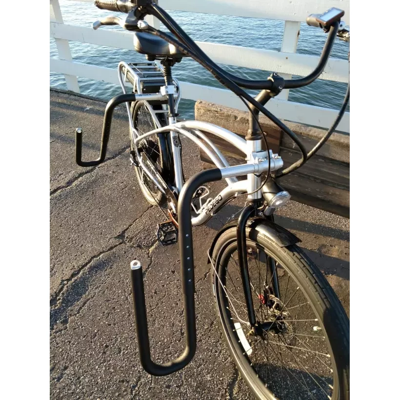 Ondersteuning surfplank Longboard fiets Moved By Bikes