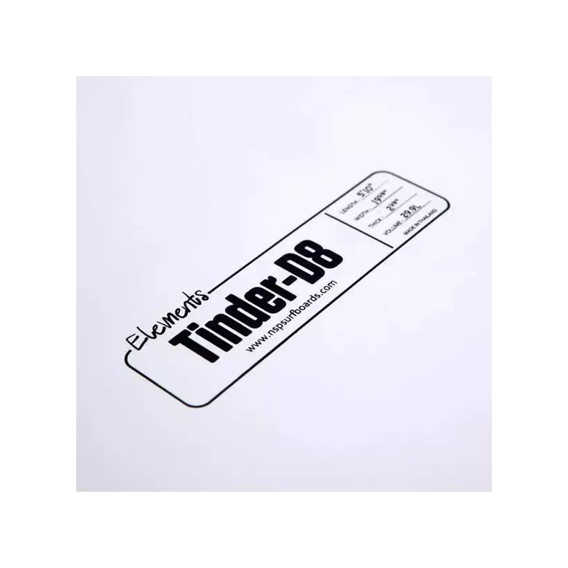 Prancha de surf NSP Tinder Element White