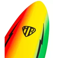 Tavola da surf softboard Ocean & Earth MR Spray Ezi-Rider Twin Fin Rasta 2