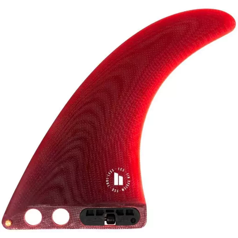 FCSII Connect Performance Glass Single fin Red