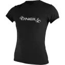 Tee-Shirt UV ONeill Womens Basic-Skins Black