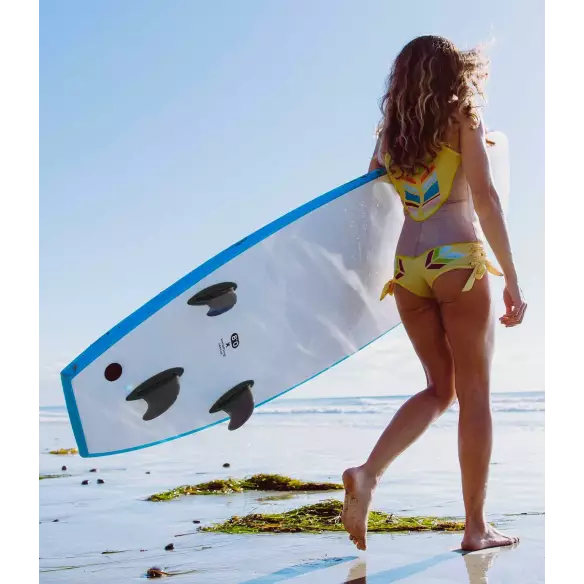 Tavola da surf Softech Roller Yellow/ Blue