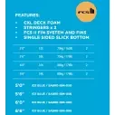 Prancha de surf Softech Sabre  Blue/White