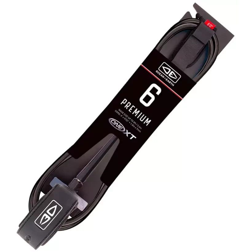 Surf Leash Ocean & Earth One XT Premium Black