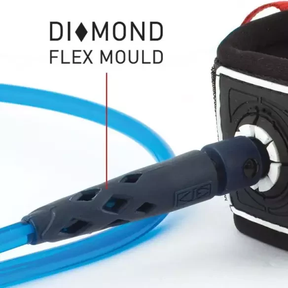 Ocean & Earth Diamond Flex Comp Leash Blue