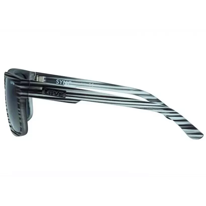 Zonnebril Liive Sync Matt Black stripe
