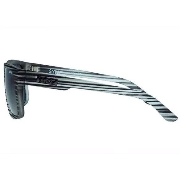 Zonnebril Liive Sync Matt Black stripe
