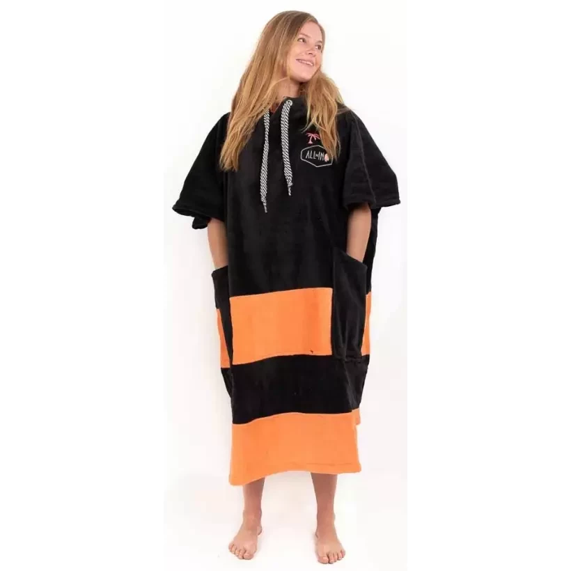 Poncho All In V Flash Orange
