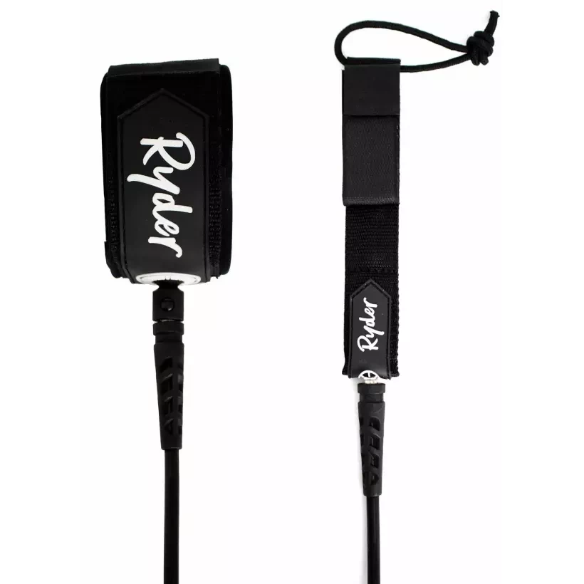 Ryder Surfboard Leash Black