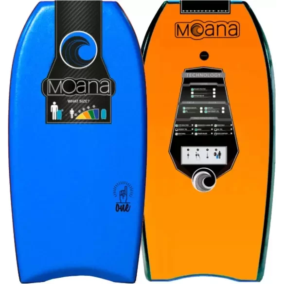 Tabla de bodyboard Moana One Blue/Orange