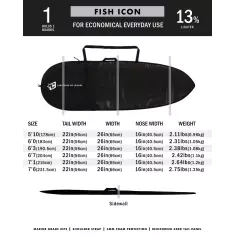 Funda Creatures Fish Icon Lite Black 2