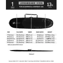 boardbag Creatures Longboard Lite Black