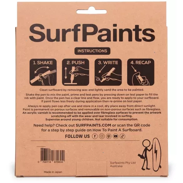 Surfbrettfarben SURFPAINTS Black
