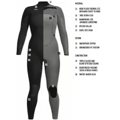 Muta surf Xcel Comp Womens 4/3mm 2