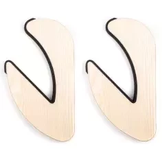 supporto tavola da surf Surflogic Wooden Surfboard Wall Rack