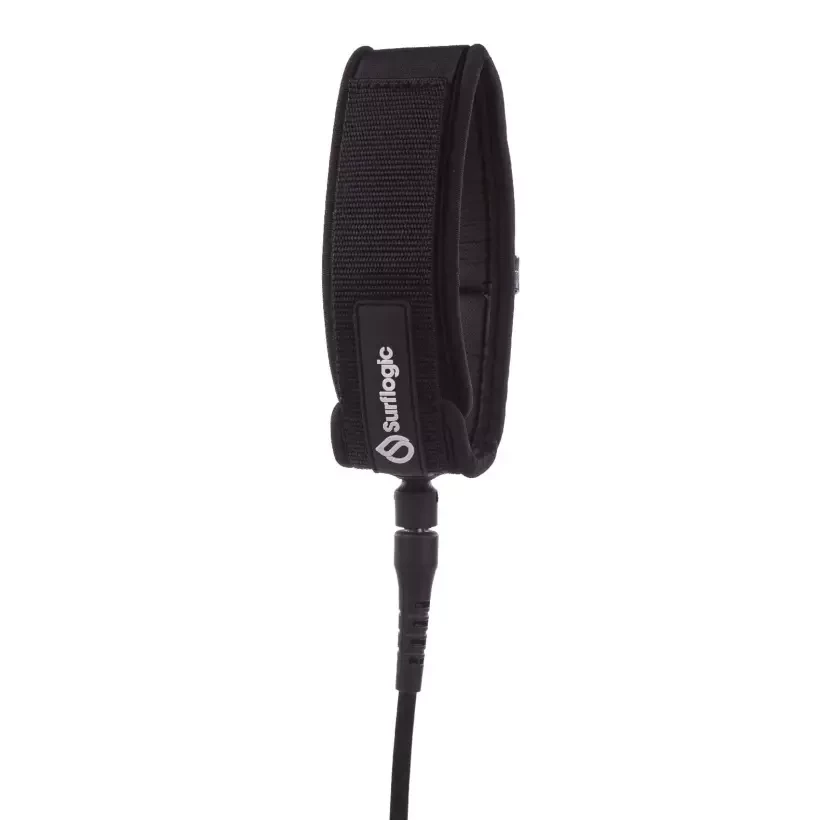 Leash de surf SurfLogic Longboard Ankle Black