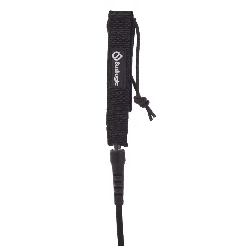 Leash da surf SurfLogic Longboard Ankle Black