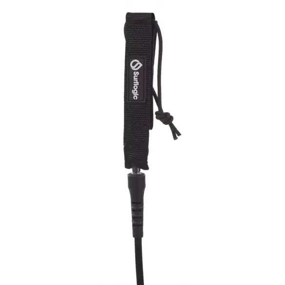 Leash da surf SurfLogic Longboard Ankle Black