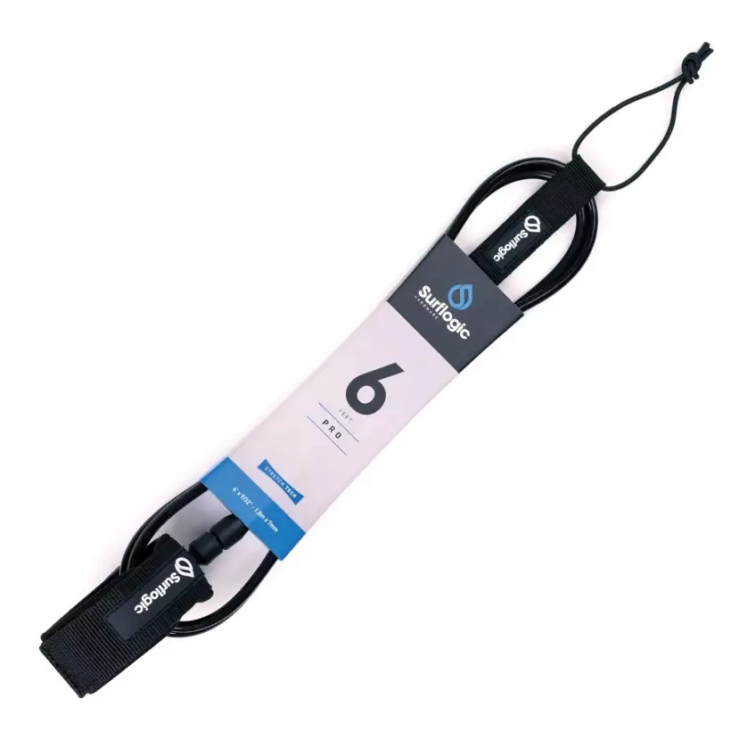 Leash de surf SurfLogic Pro Black