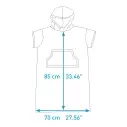 Poncho Junior Surf Logic cyan&turquoise