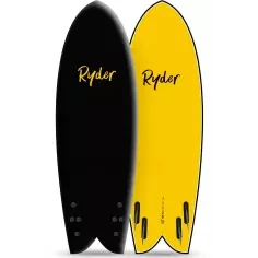 Surfplank softboard Ryder Retro Fish Black