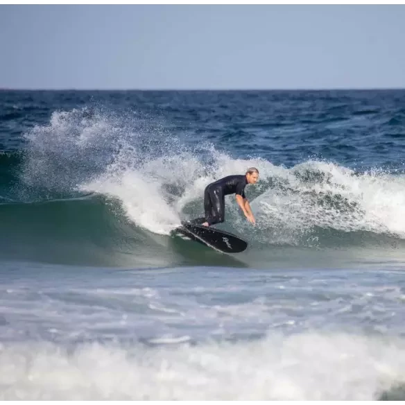 Tabla de surf softboard Ryder Retro Fish Black