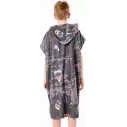 Poncho Rip Curl Print Black Junior
