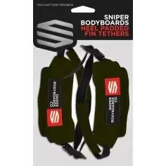 Sniper Flossenhalter Heel Strap Fin Tethers Black