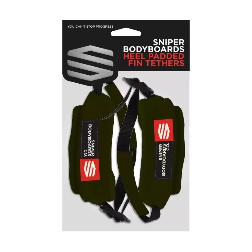 Sniper Flossenhalter Heel Strap Fin Tethers Black