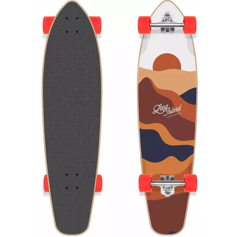 Skate Longoard Long Island Landscape 35'' Kicktail