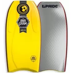 Tabla de bodyboard Pride Anagram contoured Yellow/Grey
