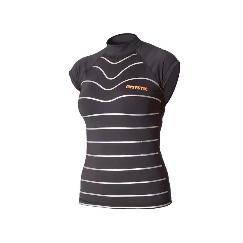 Mystic Star short-sleeved rash guard Women Black