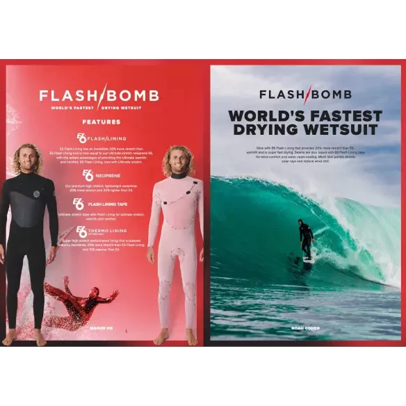 Muta Rip Curl Flash-Bomba 3/2mm Petto-Zip