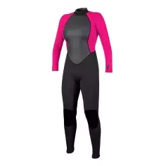 Fato de neoprene feminino BZ para reator II O'Neill 3/2mm Black/Berry