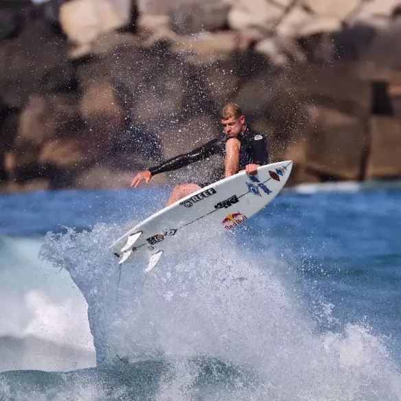 FCSII Mick Fanning  Twin+Stabilizer White