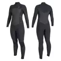 Muta ONeill Psycho Tech Womens 4/3mm+ Black/Black
