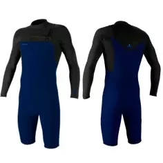 Muta corta ONeill Hyperfreak 2mm LS Spring Navy/Raven