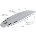 Tabla de Surf Tahe Egg 7'0''