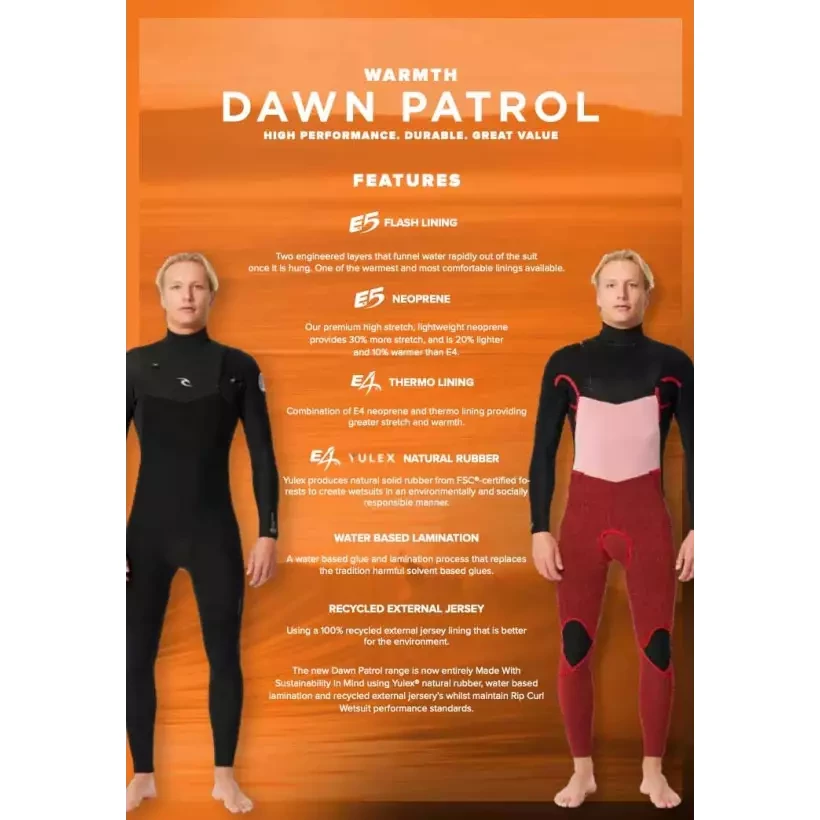 Rip Curl Dawn Patrol 4/3mm Junior Neoprenanzug BZ