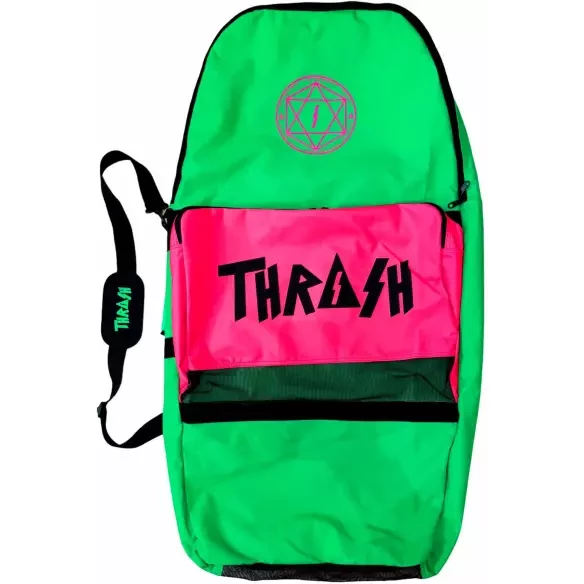 Boardbag bodyboard Thrash Daily retro Green/Pink