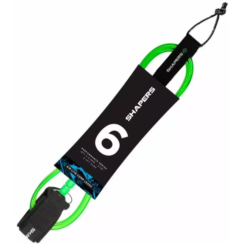 Leash da surf Shapers Air Lite Green