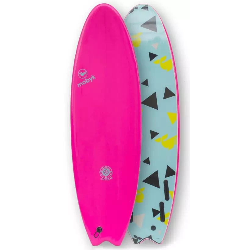 Surfplank softboard Mobyk Fish Quad