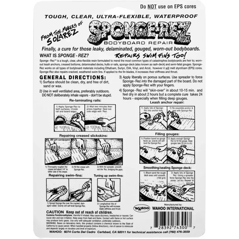 Solarez Sponge Rez 2oz / 60ml - Large tube