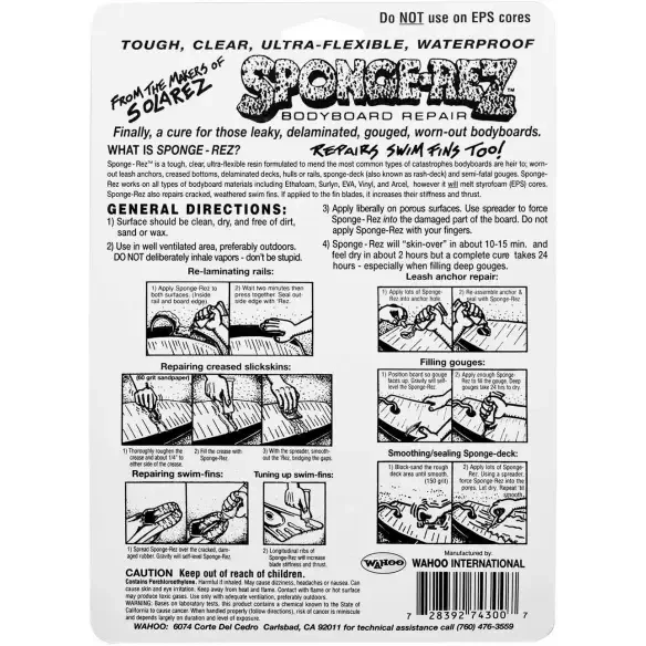 Solarez Sponge Rez 2oz / 60ml - Large tube