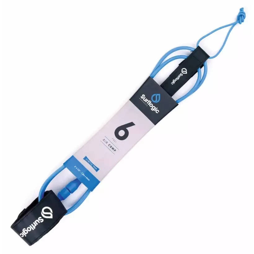 Leash da surf SurfLogic AirComp Cyan