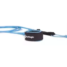 Leash surf SurfLogic Longboard Knee Cyan 2