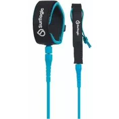 Surf Leash SurfLogic Longboard Ankle Cyan