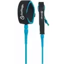 Leash surf SurfLogic Longboard Ankle Cyan