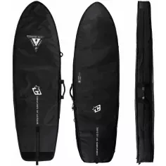 Boardbag Creatures Fish Dubbele DT2.0 Black Silver